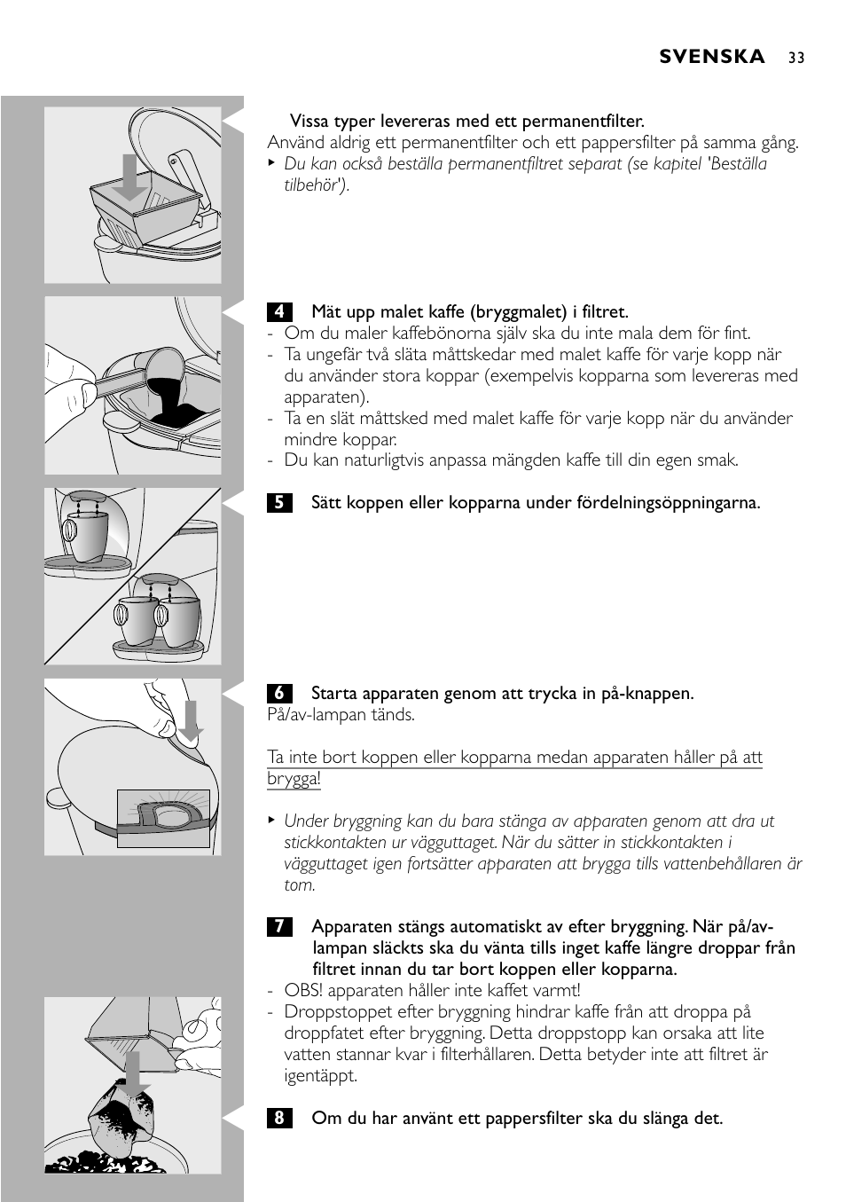Cucina Pro HD7140 User Manual | Page 33 / 52