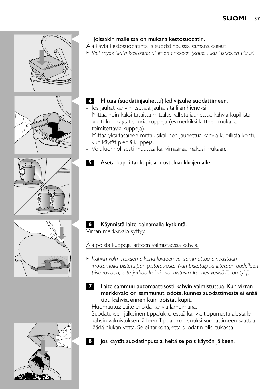 Cucina Pro HD7140 User Manual | Page 37 / 52