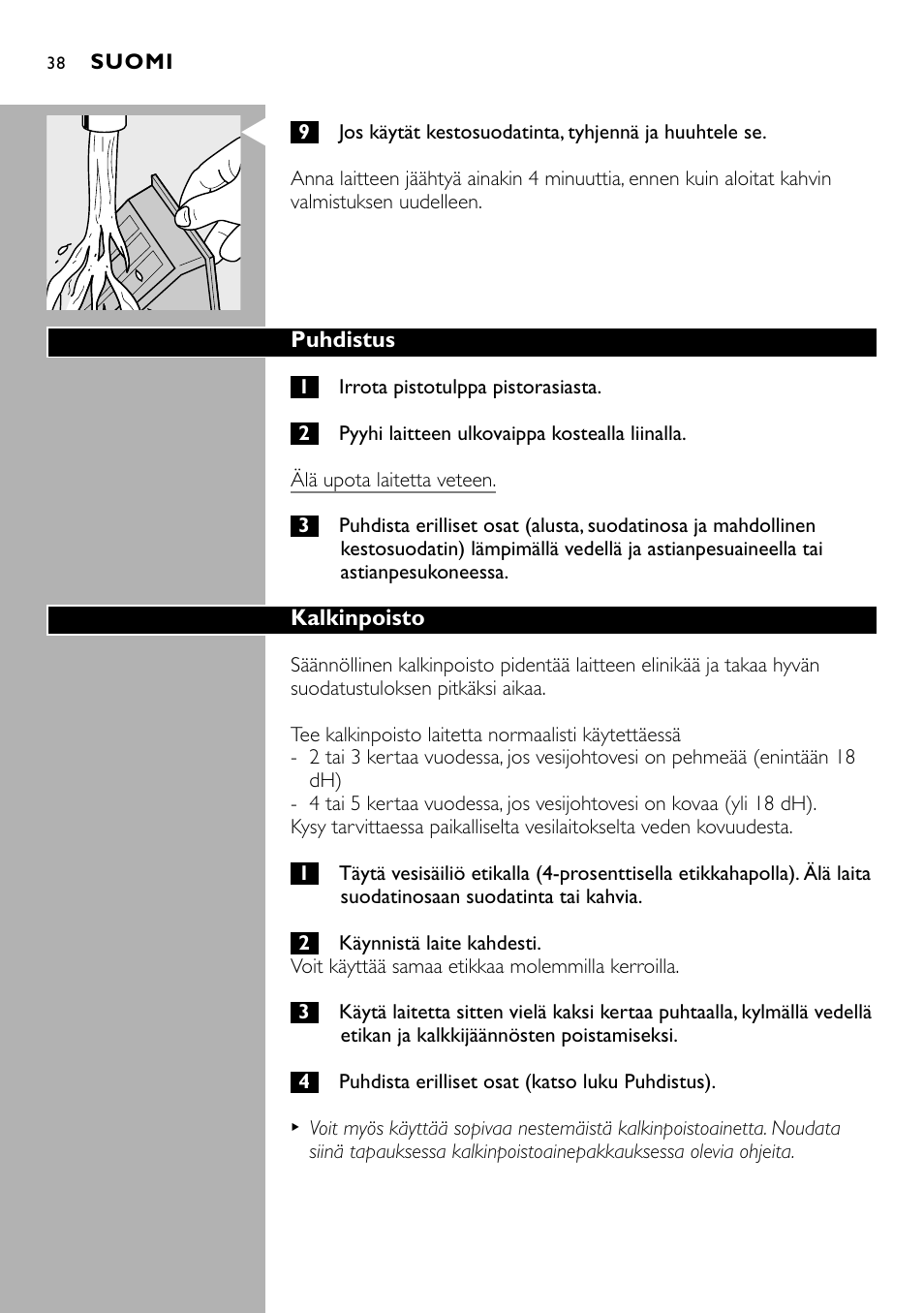 Cucina Pro HD7140 User Manual | Page 38 / 52
