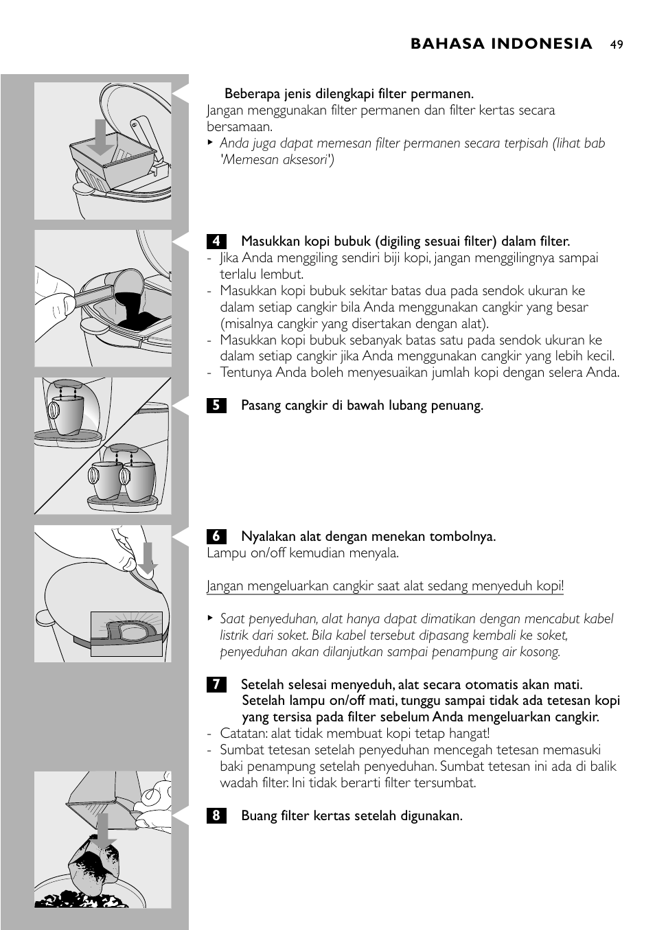 Cucina Pro HD7140 User Manual | Page 49 / 52