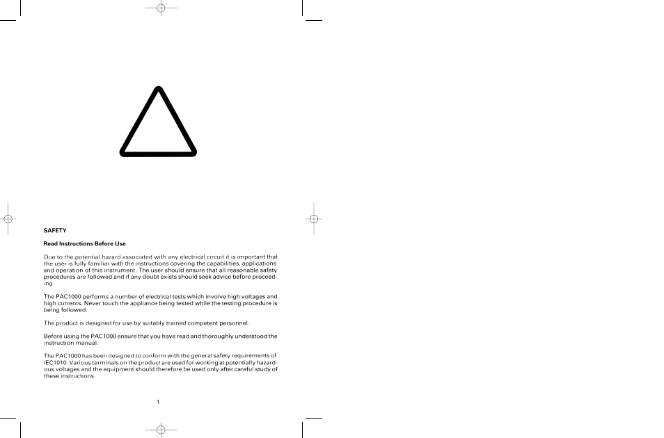 Seaward PAC 1000 User Manual | Page 2 / 10