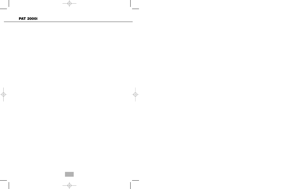 Pat 2000i | Seaward PAT2000i User Manual | Page 21 / 29