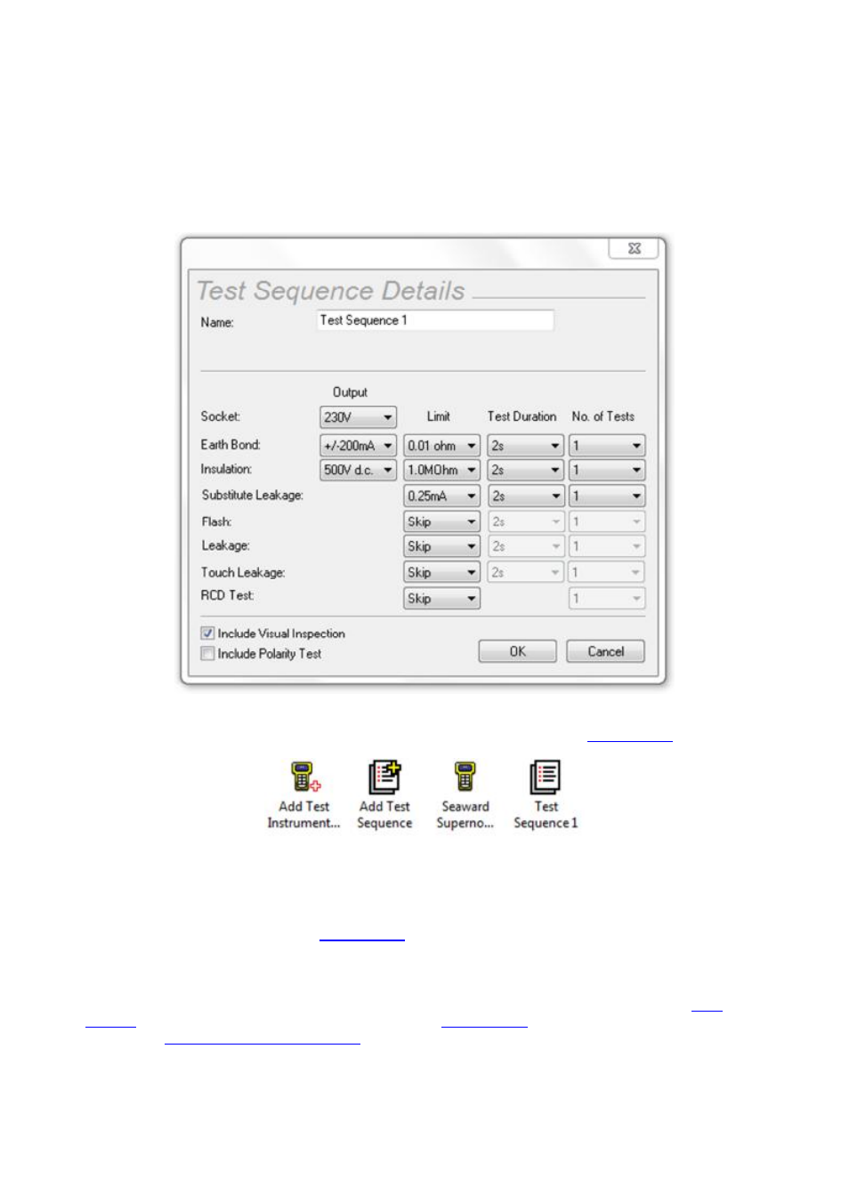 Uploading test sequences, Changing test sequences, Deleting test sequences | Seaward PATGuard 3 User Manual | Page 124 / 153