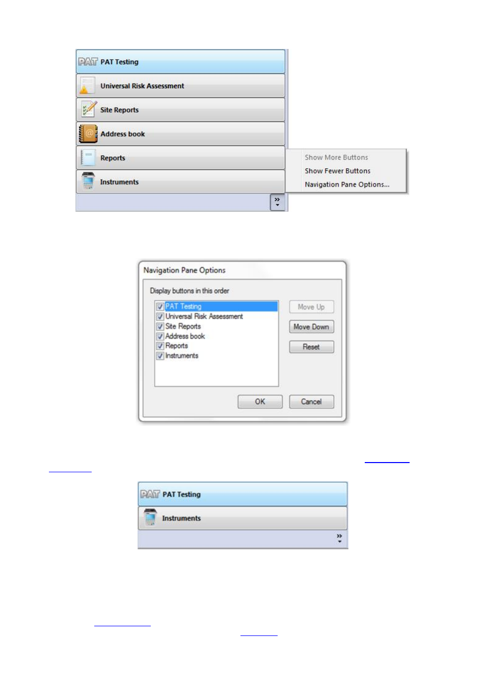 Minimising functions | Seaward PATGuard 3 User Manual | Page 62 / 153