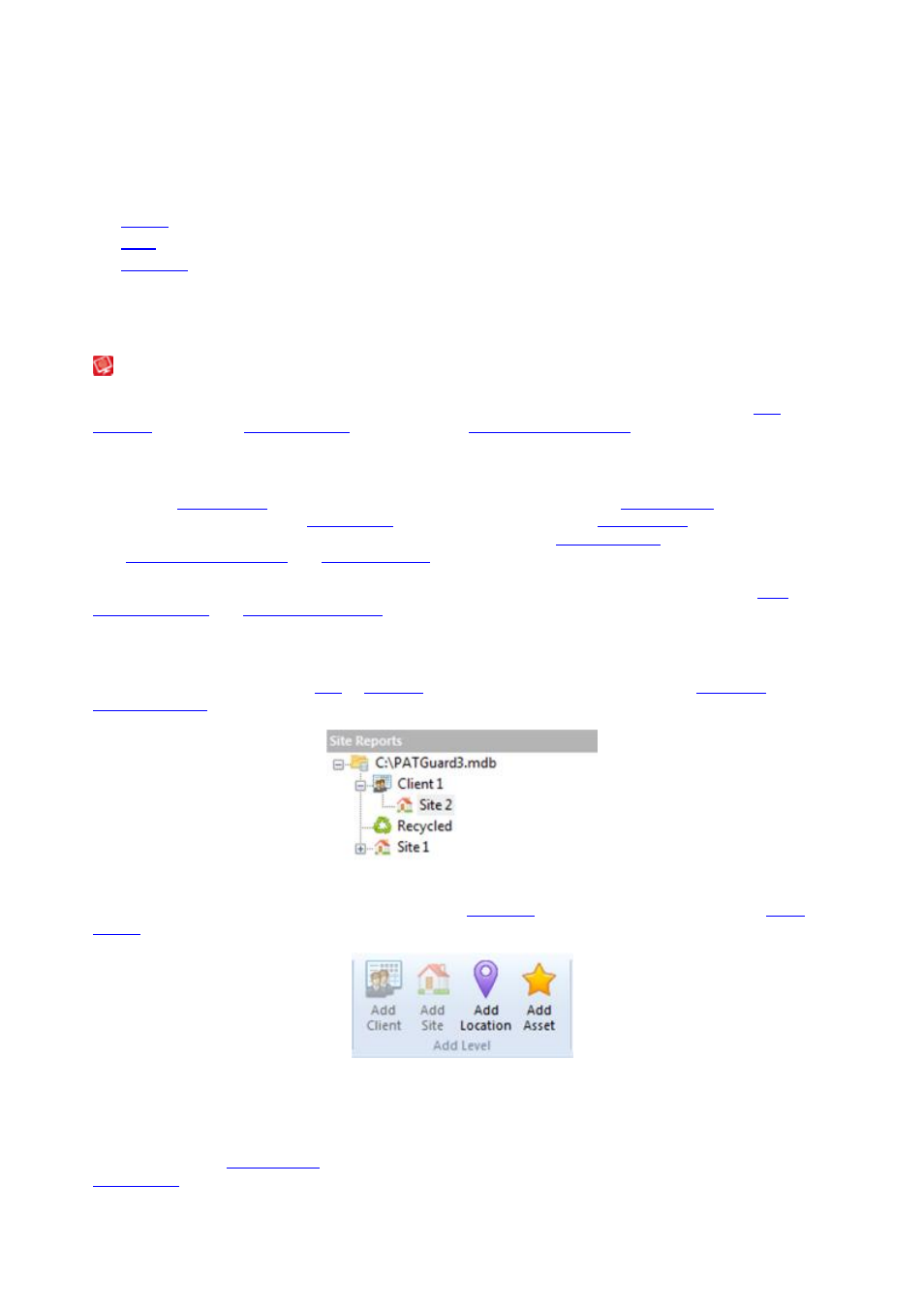 Assets, Related activities, Viewing and filtering assets | Manually adding assets, Cloning assets | Seaward PATGuard 3 User Manual | Page 77 / 153