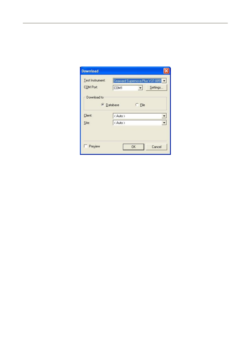 Options | Seaward PATGuard Elite SQL User Manual | Page 21 / 77