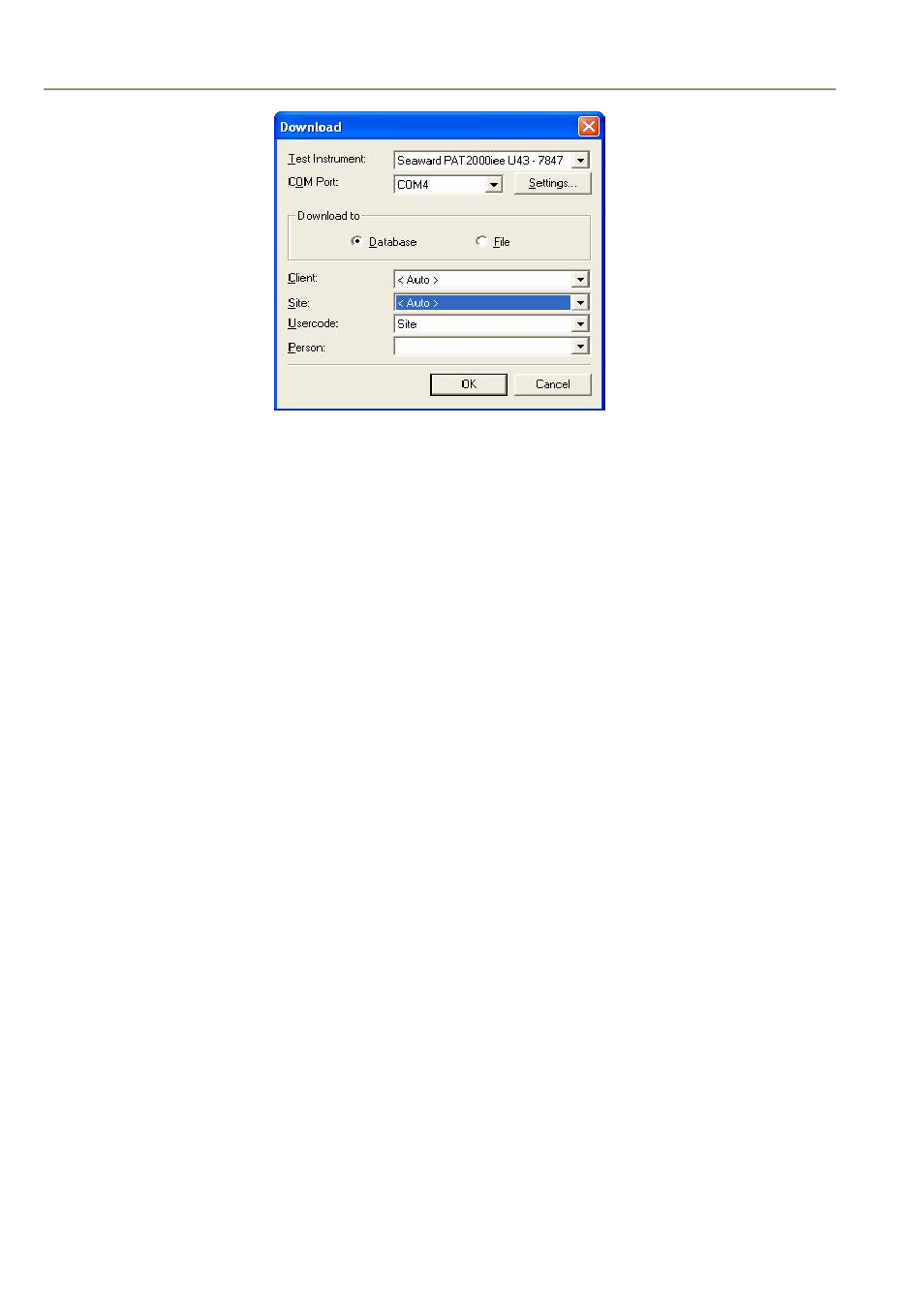 Seaward PATGuard Elite SQL User Manual | Page 22 / 77