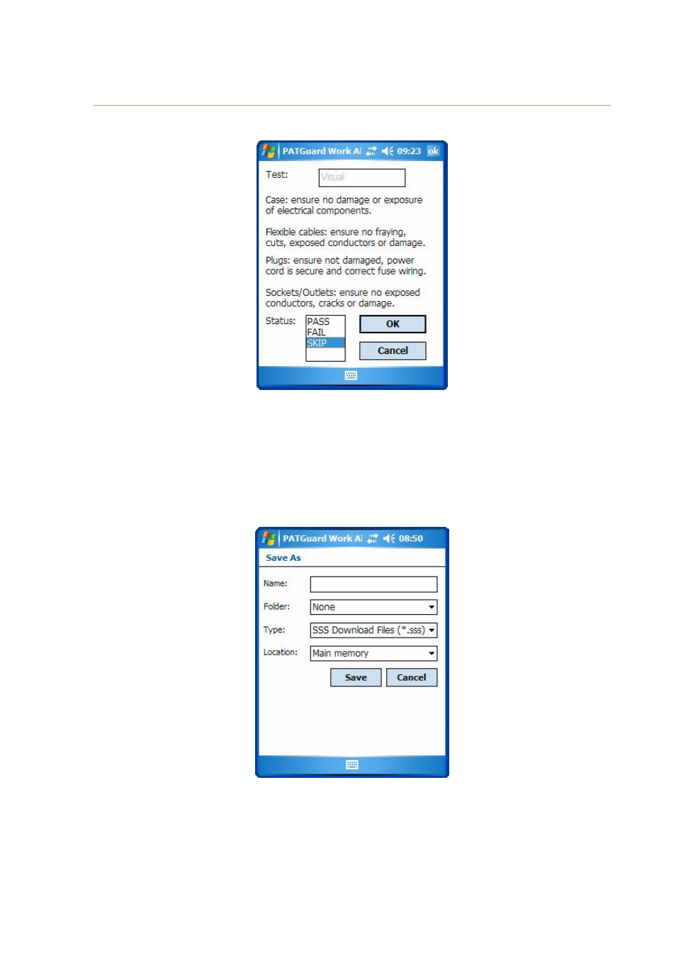 Seaward PATGuard Work About User Manual | Page 26 / 53