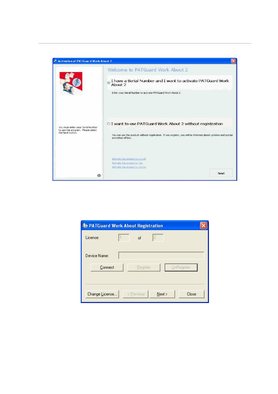 Seaward PATGuard Work About User Manual | Page 8 / 53