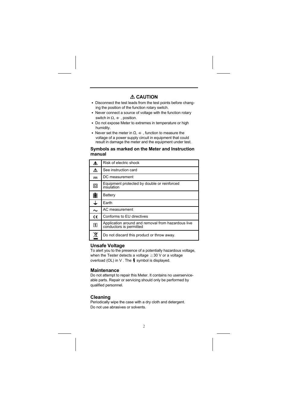 Seaward Power Clamp User Manual | Page 3 / 31