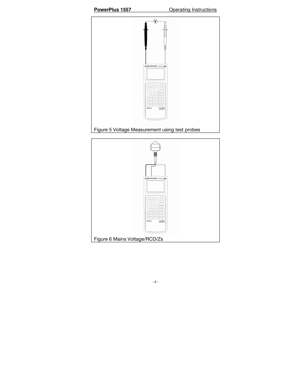 Seaward PowerPlus 1557 User Manual | Page 4 / 62