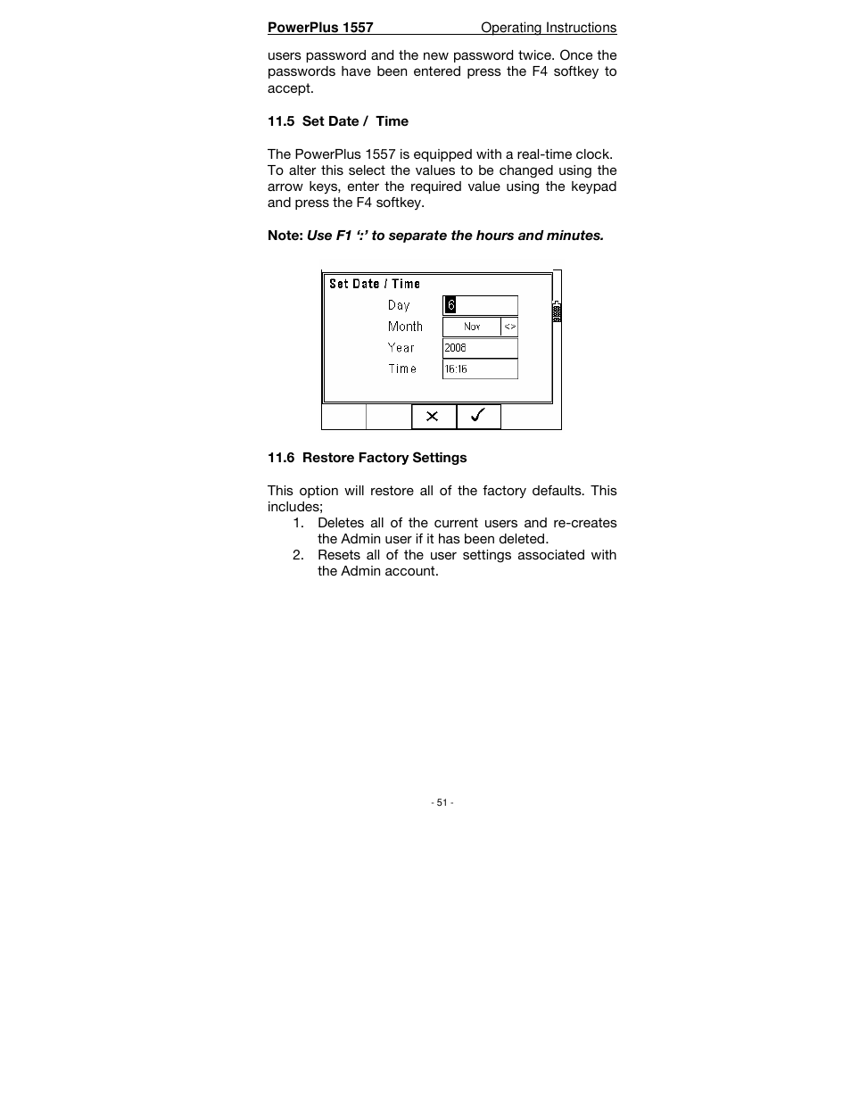 Seaward PowerPlus 1557 User Manual | Page 51 / 62