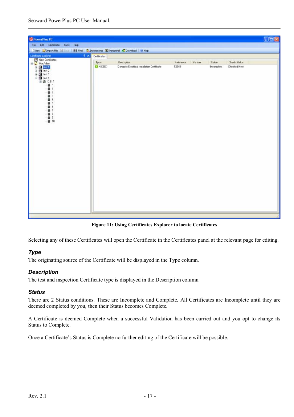 Seaward PowerPlus PC User Manual | Page 17 / 44