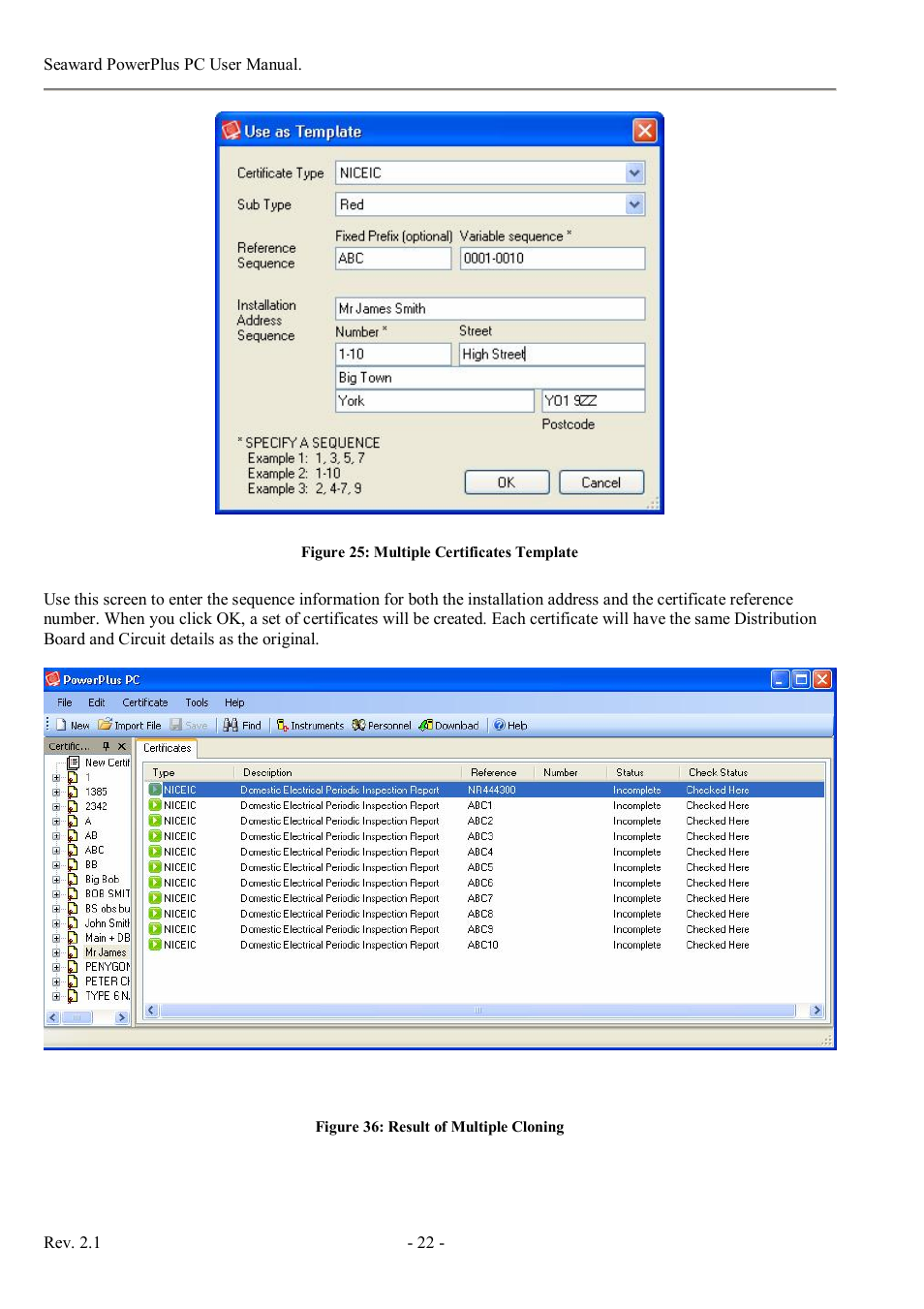 Seaward PowerPlus PC User Manual | Page 22 / 44