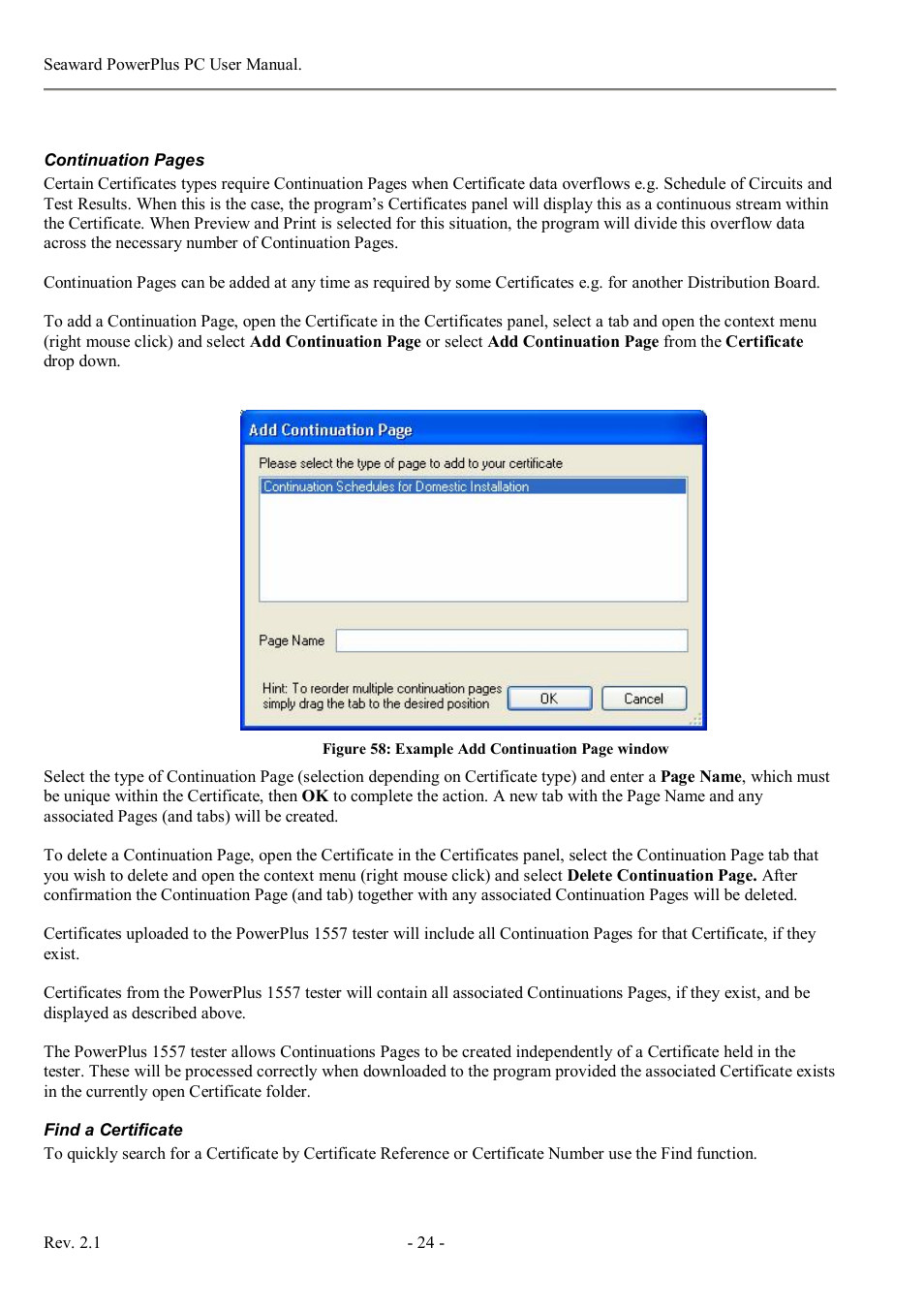 Seaward PowerPlus PC User Manual | Page 24 / 44