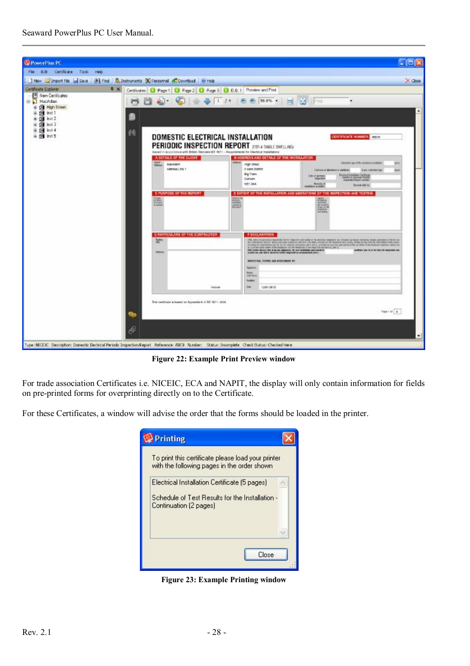 Seaward PowerPlus PC User Manual | Page 28 / 44