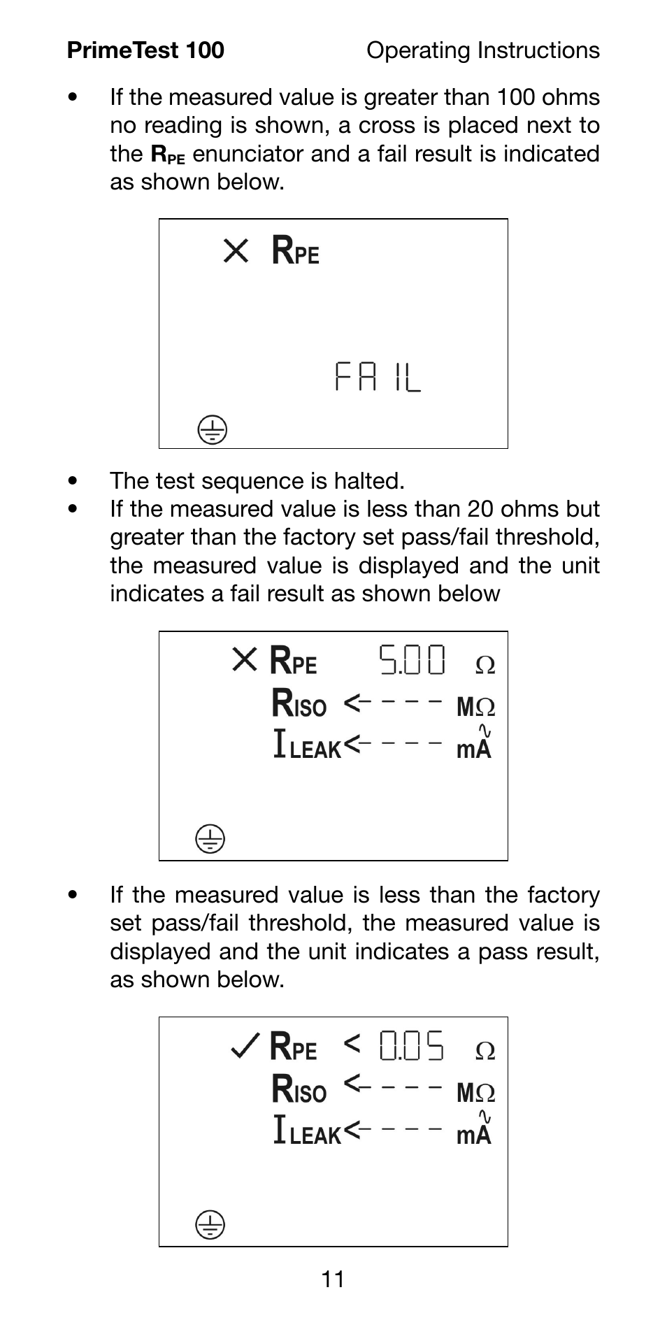 Seaward 100 PrimeTest User Manual | Page 13 / 24