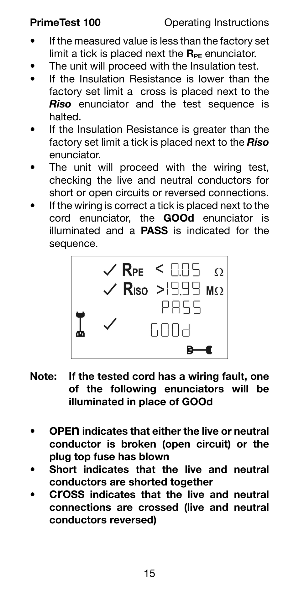 Seaward 100 PrimeTest User Manual | Page 17 / 24