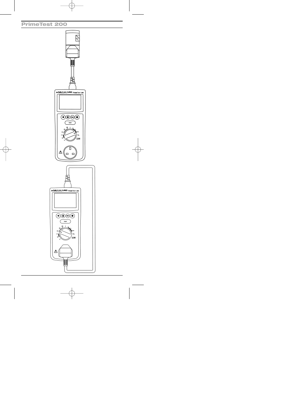 Seaward 200 PrimeTest User Manual | Page 3 / 34