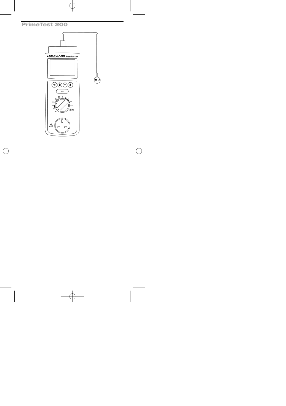 Seaward 200 PrimeTest User Manual | Page 6 / 34