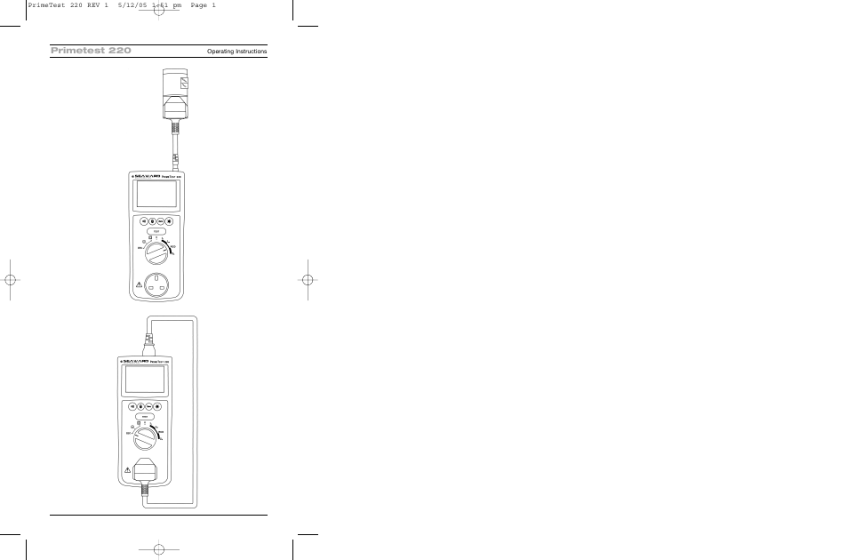 Seaward 220 PrimeTest User Manual | Page 3 / 34