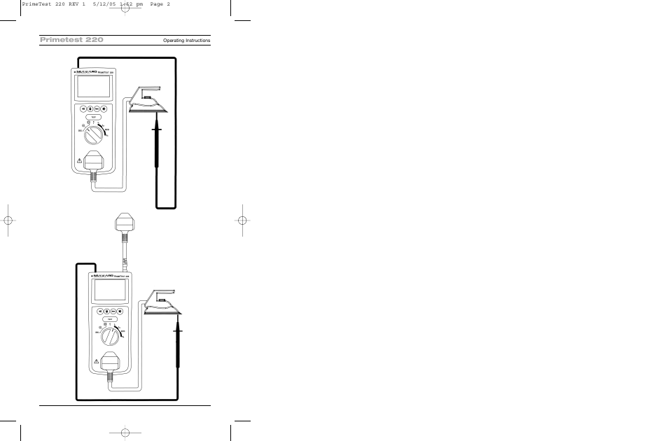 Seaward 220 PrimeTest User Manual | Page 4 / 34