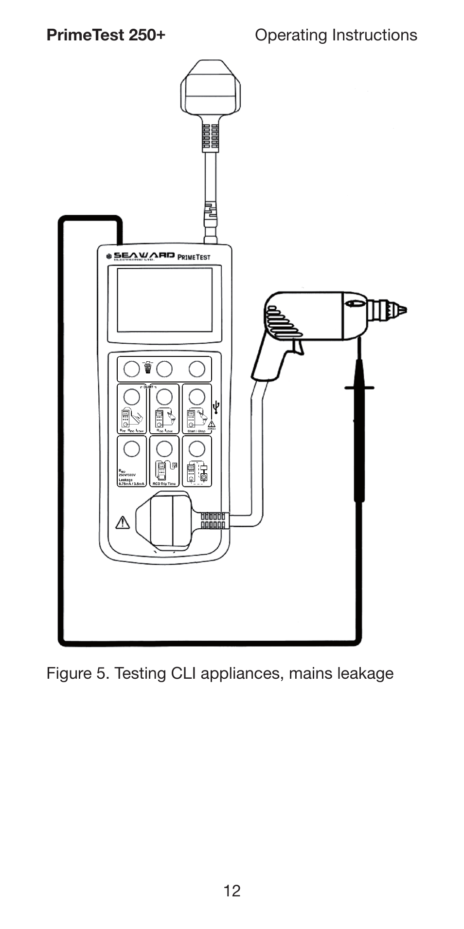 Seaward 250 PrimeTest User Manual | Page 14 / 48