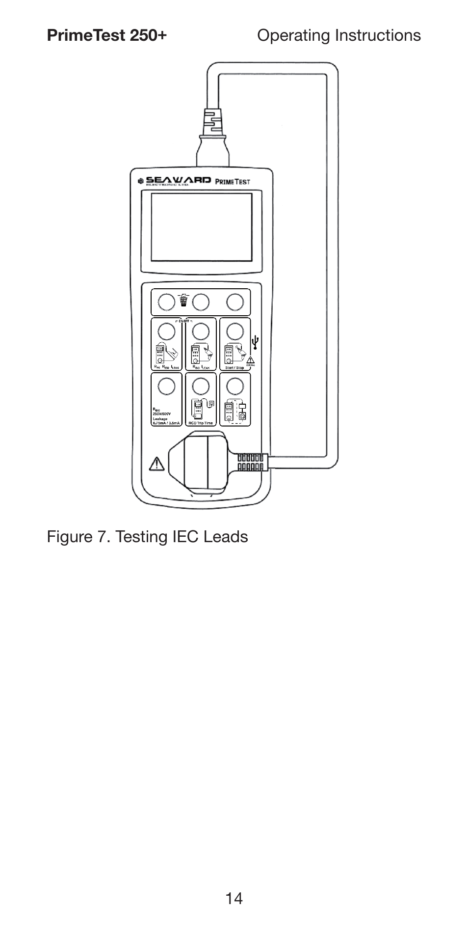 Seaward 250 PrimeTest User Manual | Page 16 / 48
