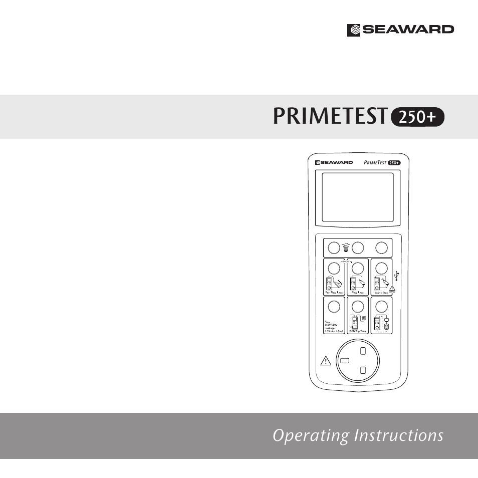 Primetest 50, Primetest, Operating instructions | Seaward 250 PrimeTest User Manual | Page 48 / 48
