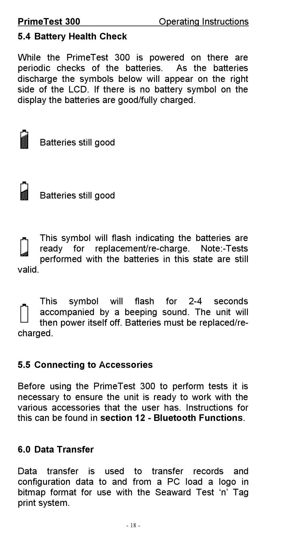 Seaward 300 PrimeTest User Manual | Page 19 / 92