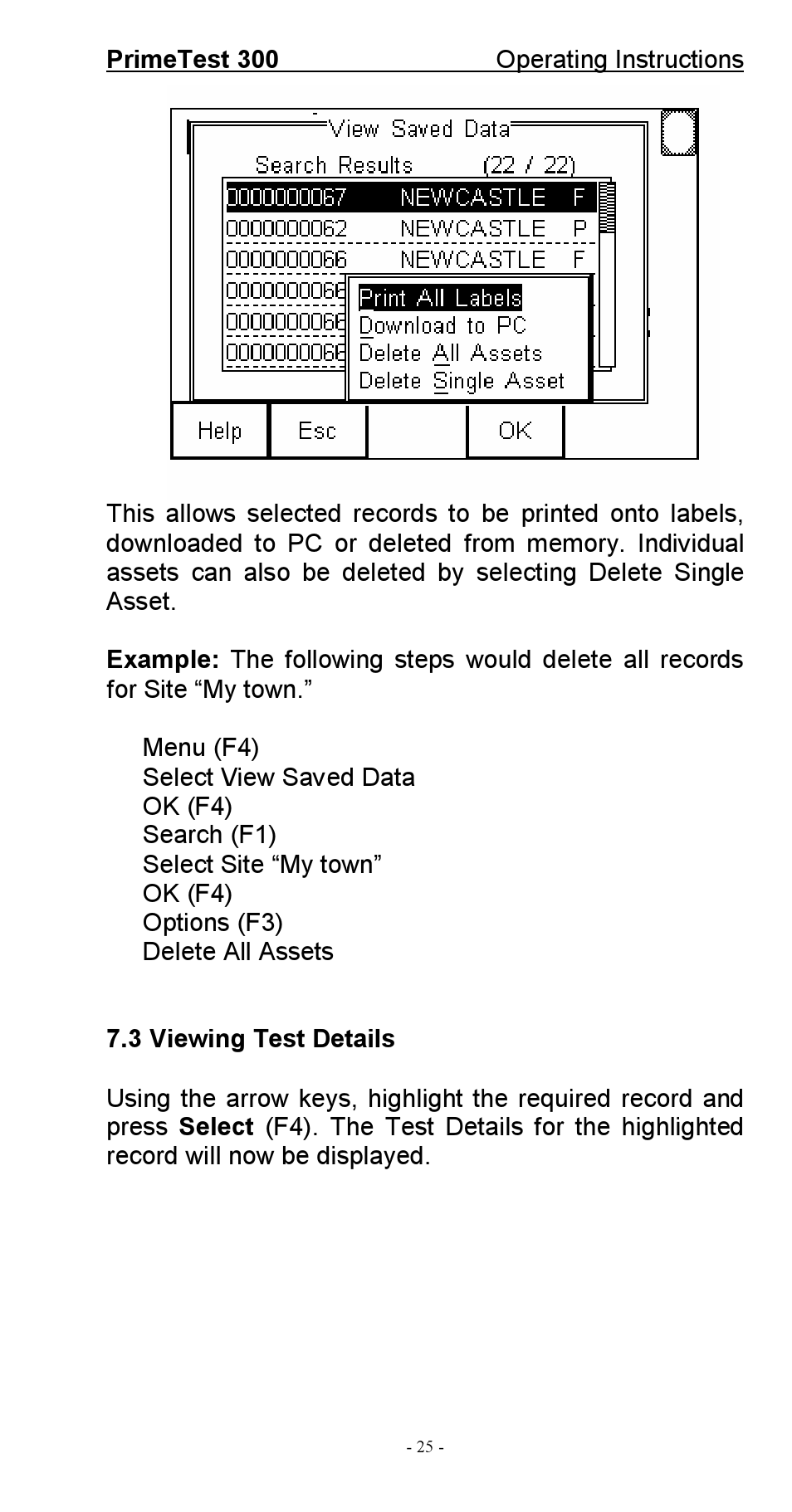Seaward 300 PrimeTest User Manual | Page 26 / 92