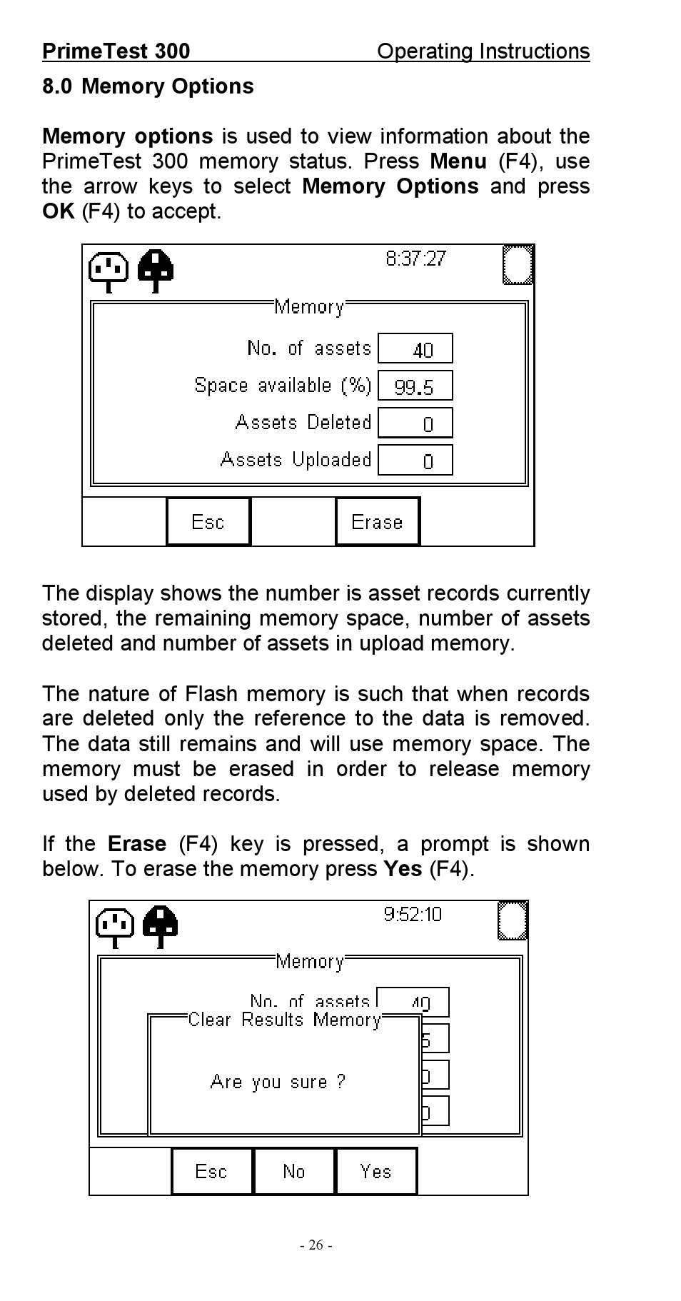 Seaward 300 PrimeTest User Manual | Page 27 / 92