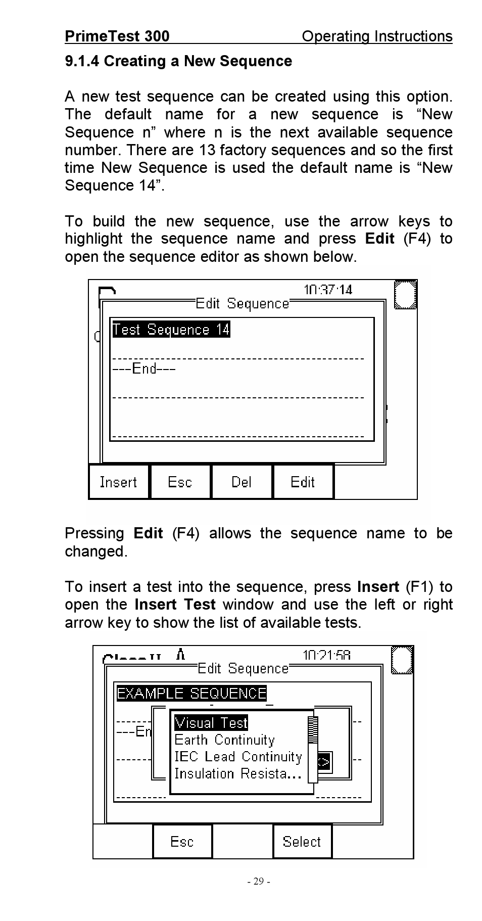 Seaward 300 PrimeTest User Manual | Page 30 / 92