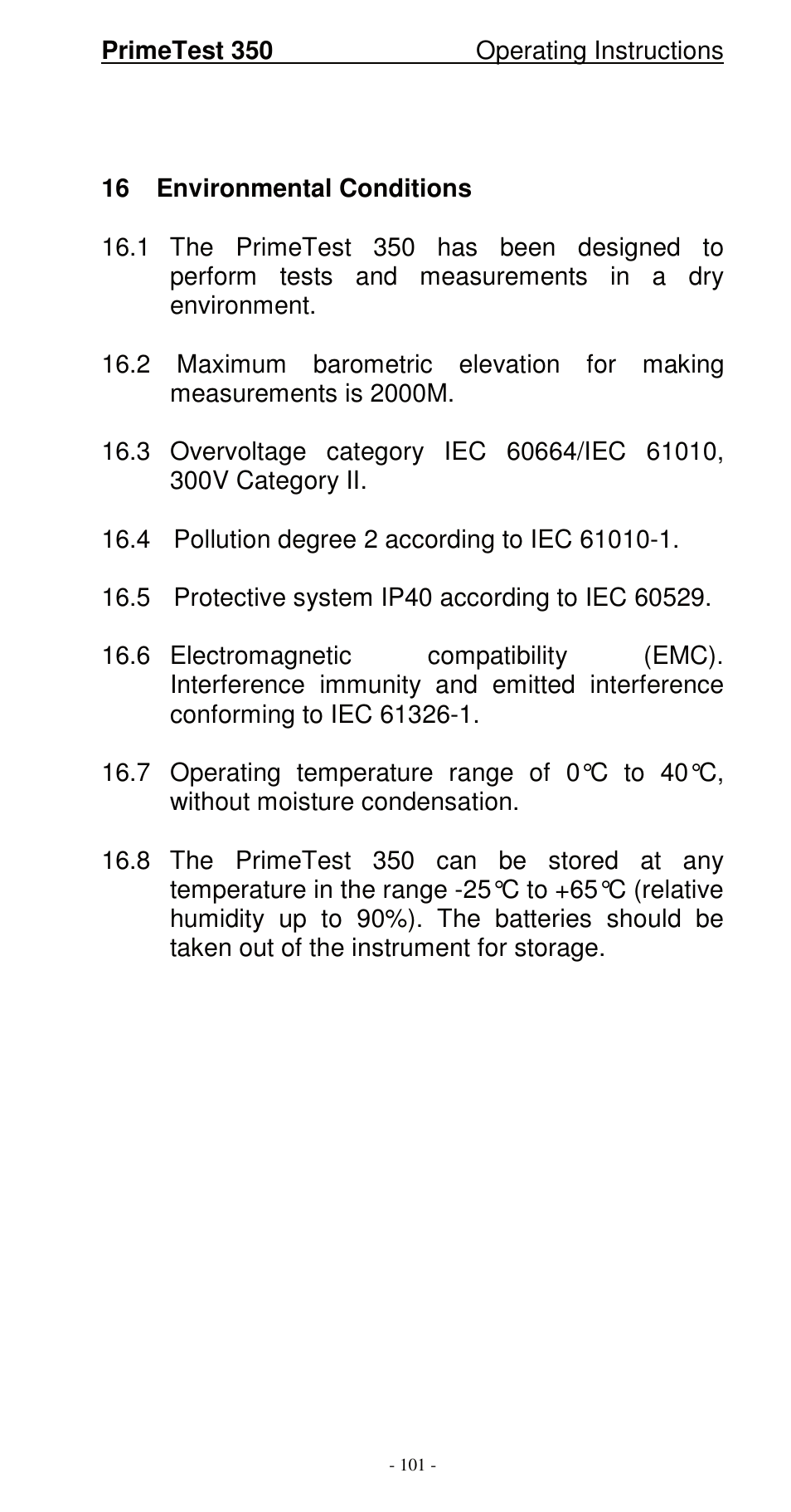 Seaward 350 PrimeTest User Manual | Page 102 / 112