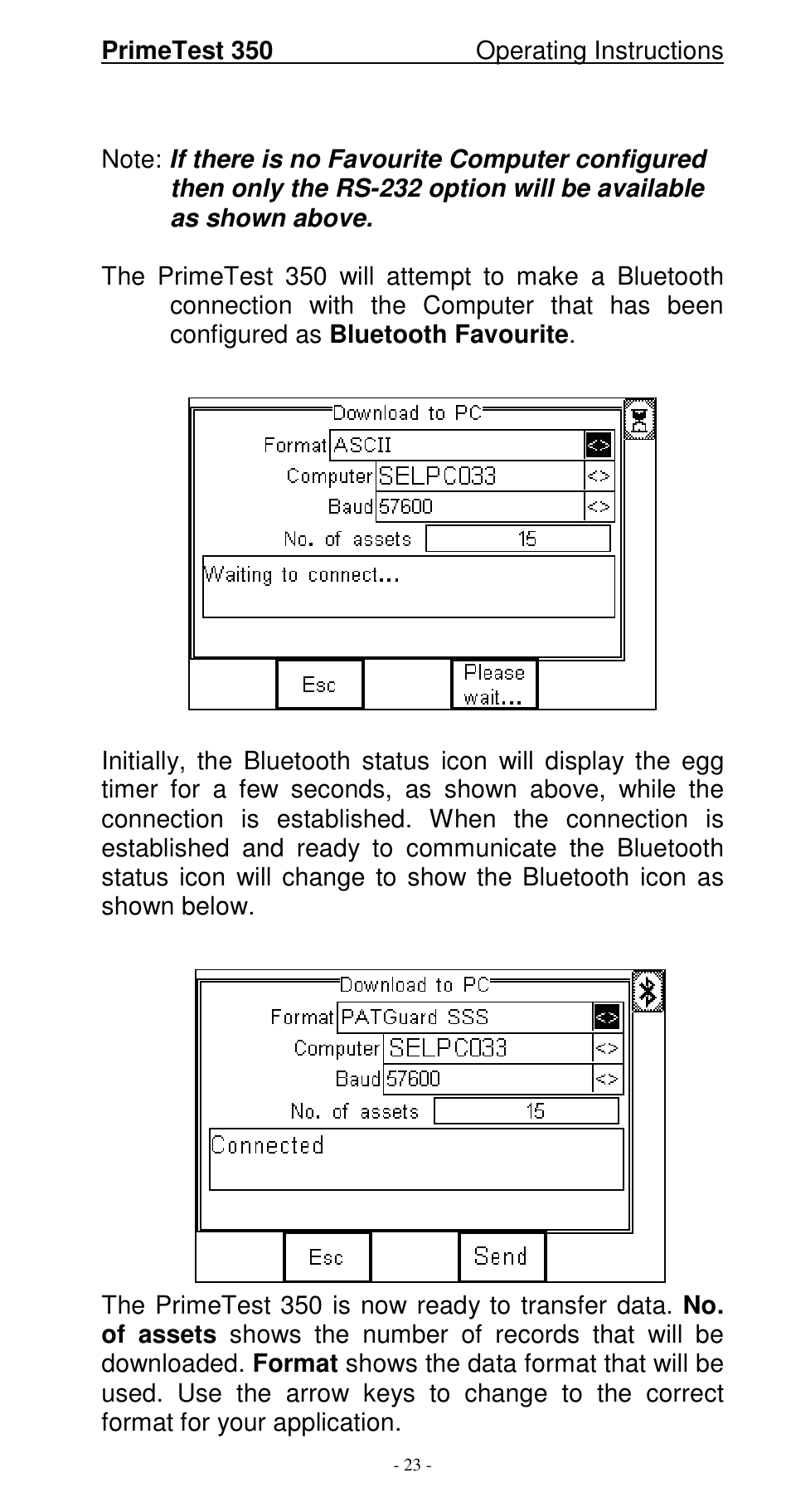 Seaward 350 PrimeTest User Manual | Page 24 / 112