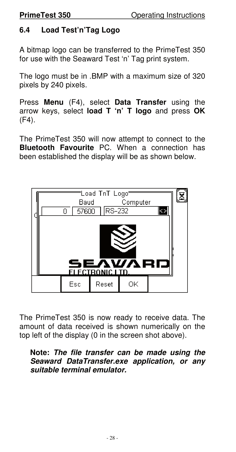Seaward 350 PrimeTest User Manual | Page 29 / 112