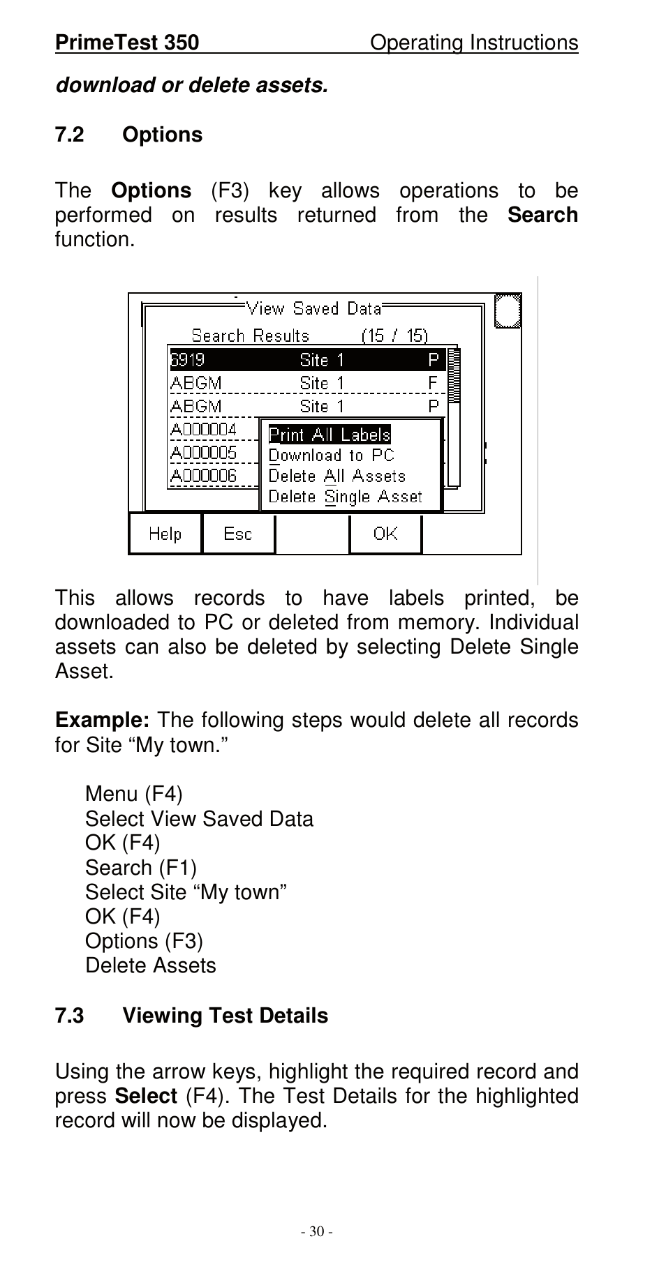 Seaward 350 PrimeTest User Manual | Page 31 / 112