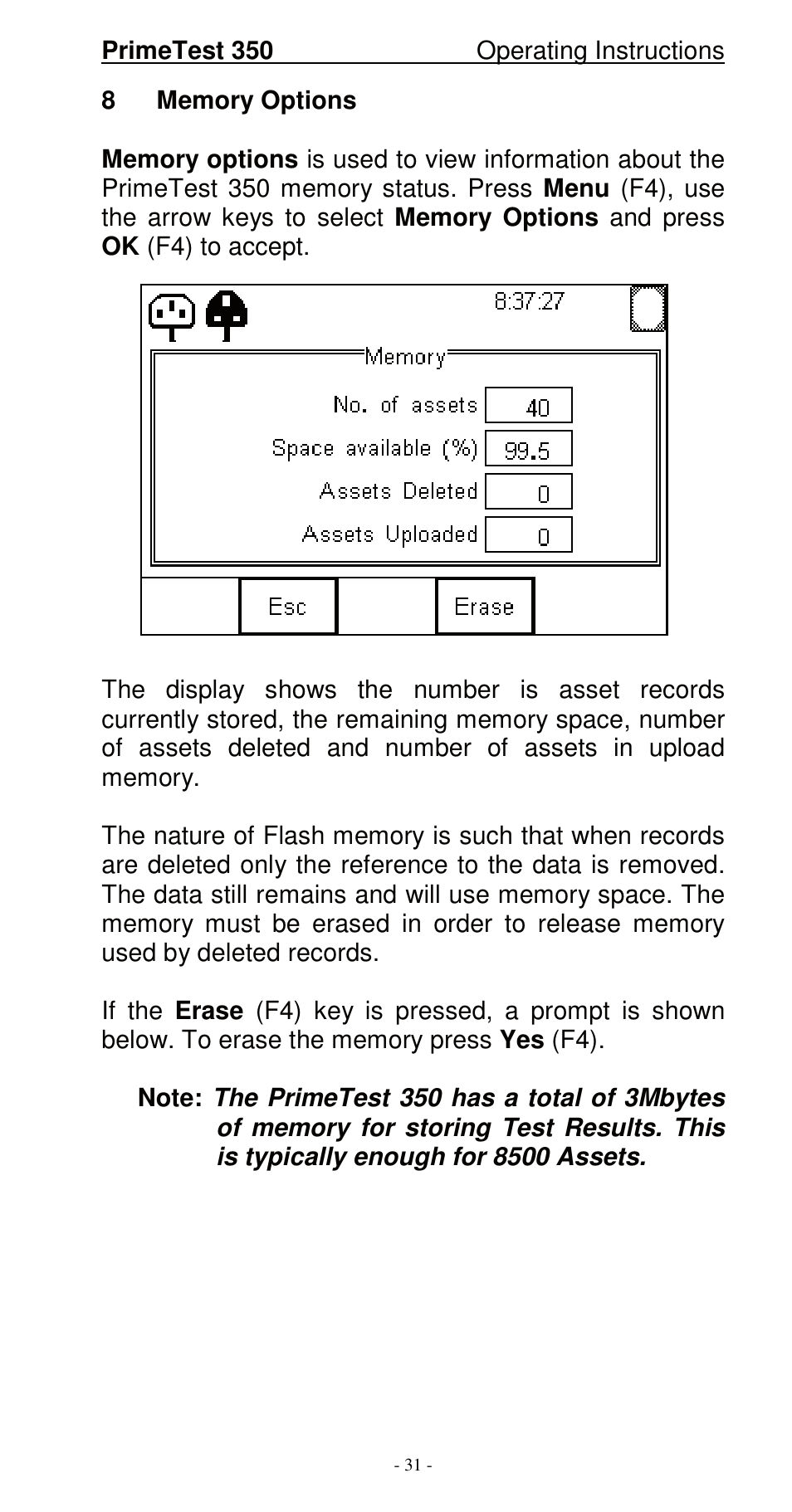 Seaward 350 PrimeTest User Manual | Page 32 / 112