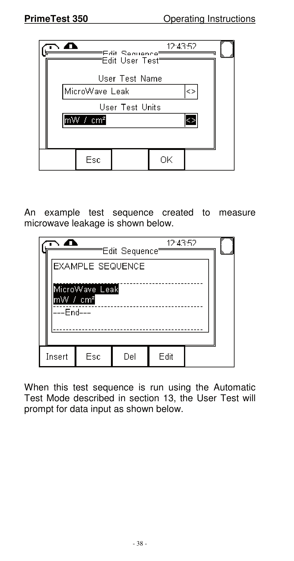 Seaward 350 PrimeTest User Manual | Page 39 / 112