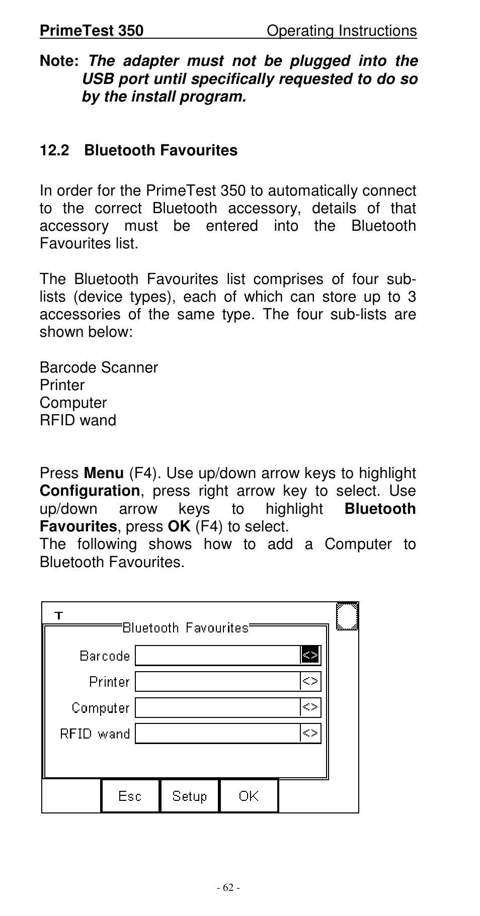 Seaward 350 PrimeTest User Manual | Page 63 / 112