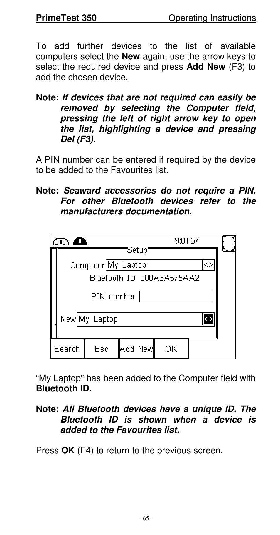 Seaward 350 PrimeTest User Manual | Page 66 / 112