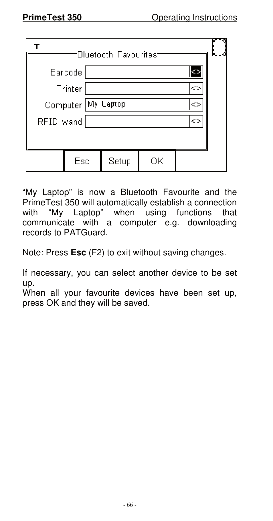 Seaward 350 PrimeTest User Manual | Page 67 / 112