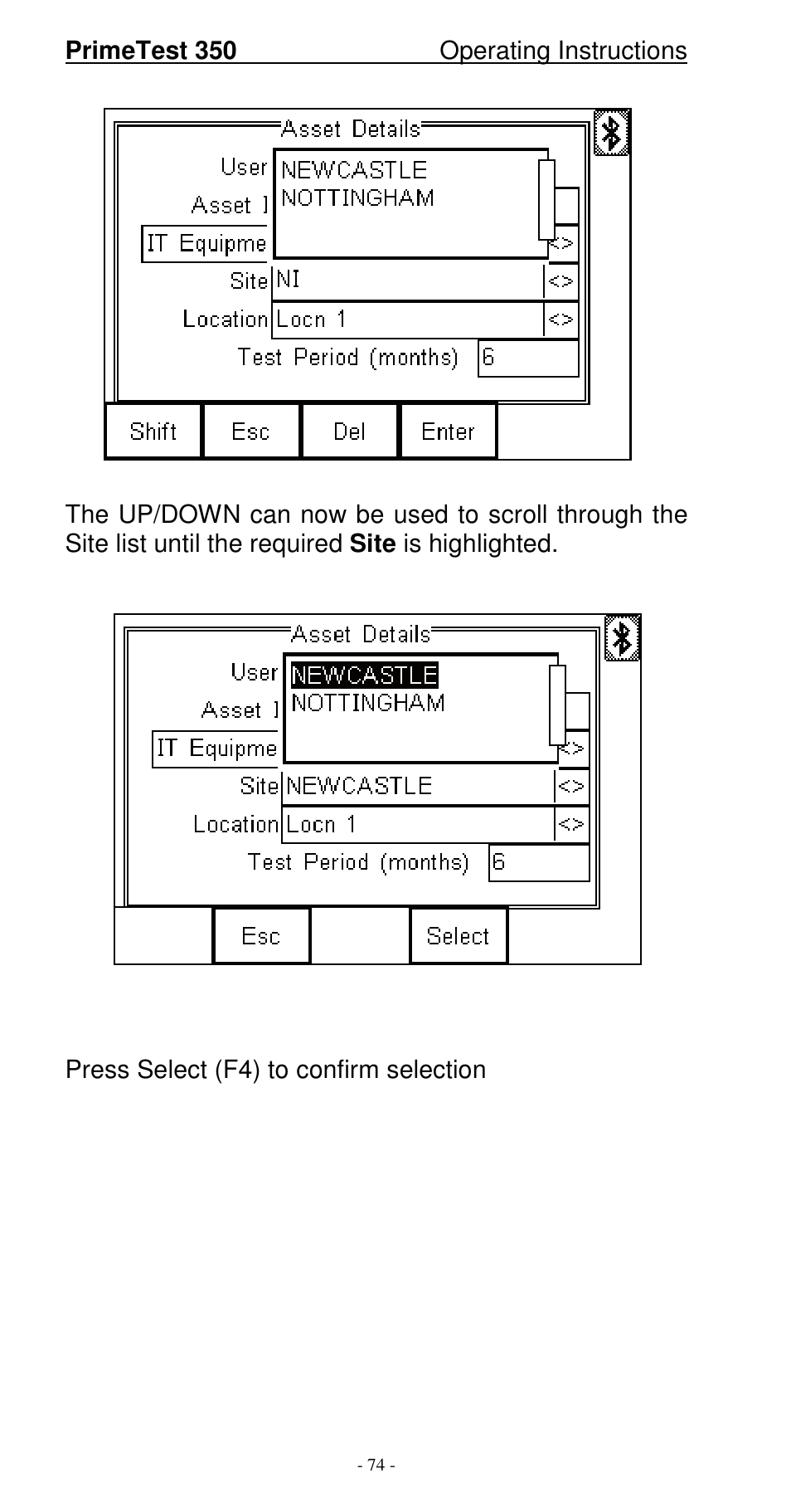 Seaward 350 PrimeTest User Manual | Page 75 / 112