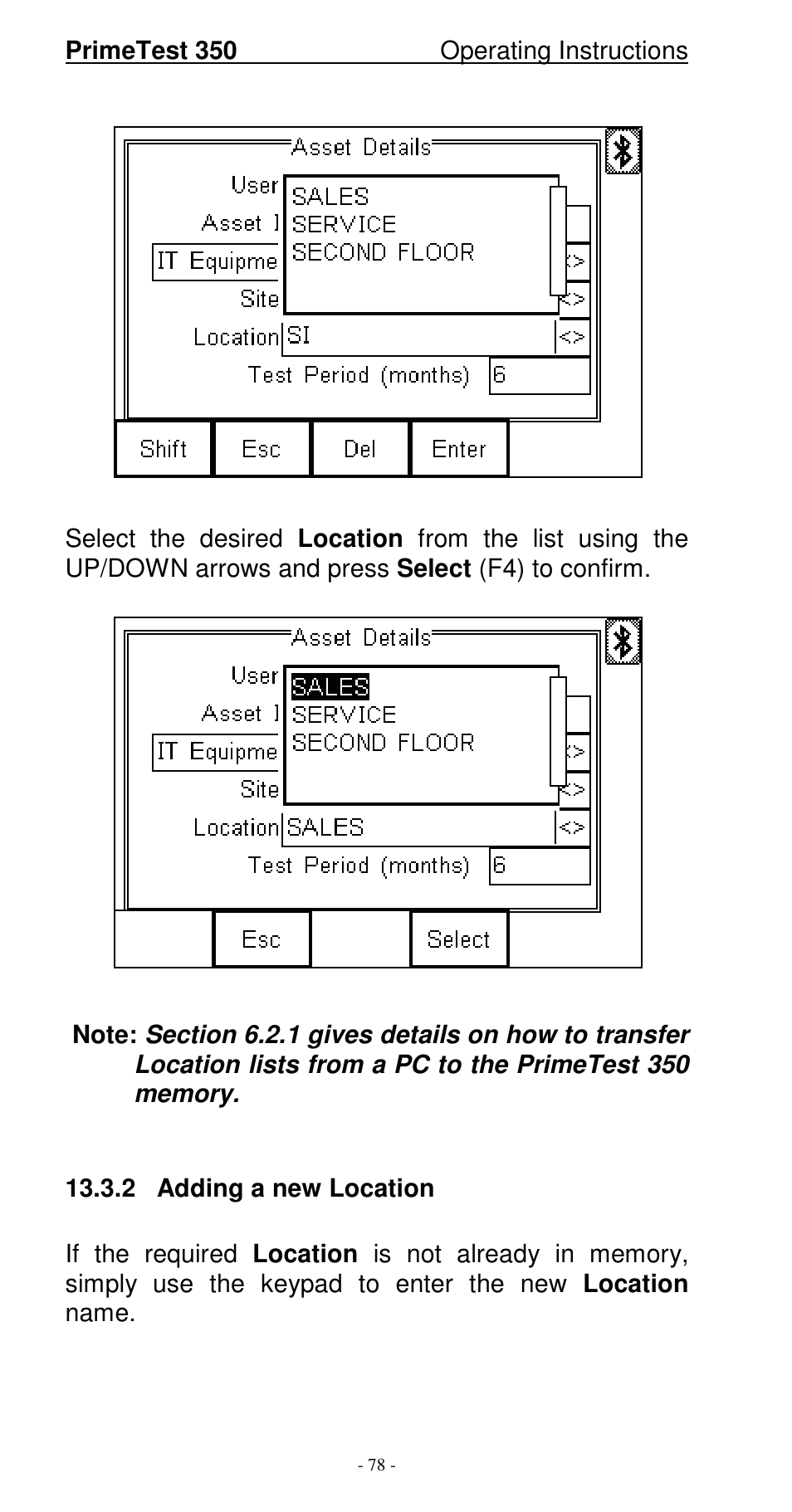 Seaward 350 PrimeTest User Manual | Page 79 / 112