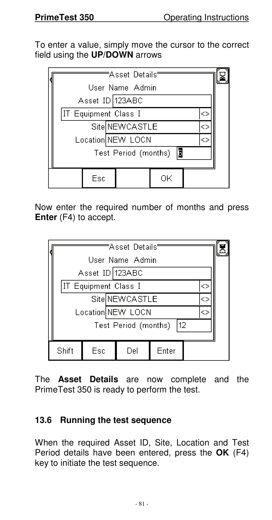 Seaward 350 PrimeTest User Manual | Page 82 / 112