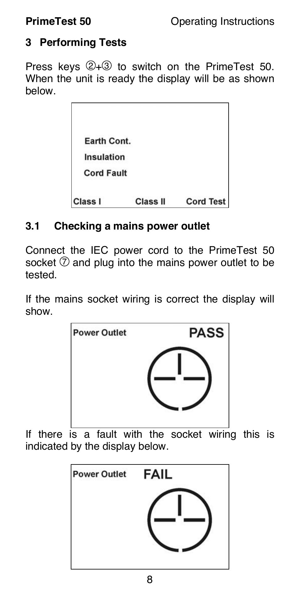 Seaward 50 PrimeTest User Manual | Page 10 / 20