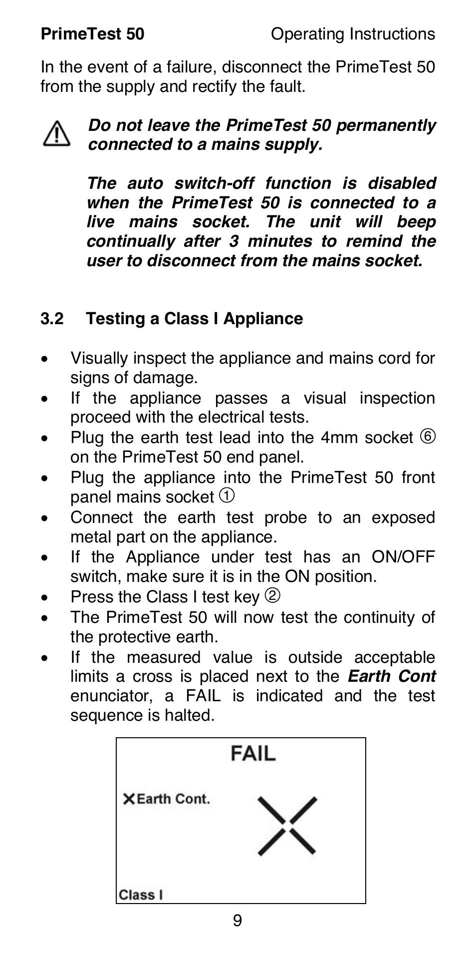 Seaward 50 PrimeTest User Manual | Page 11 / 20