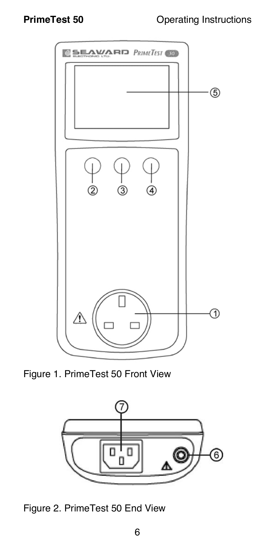 Seaward 50 PrimeTest User Manual | Page 8 / 20