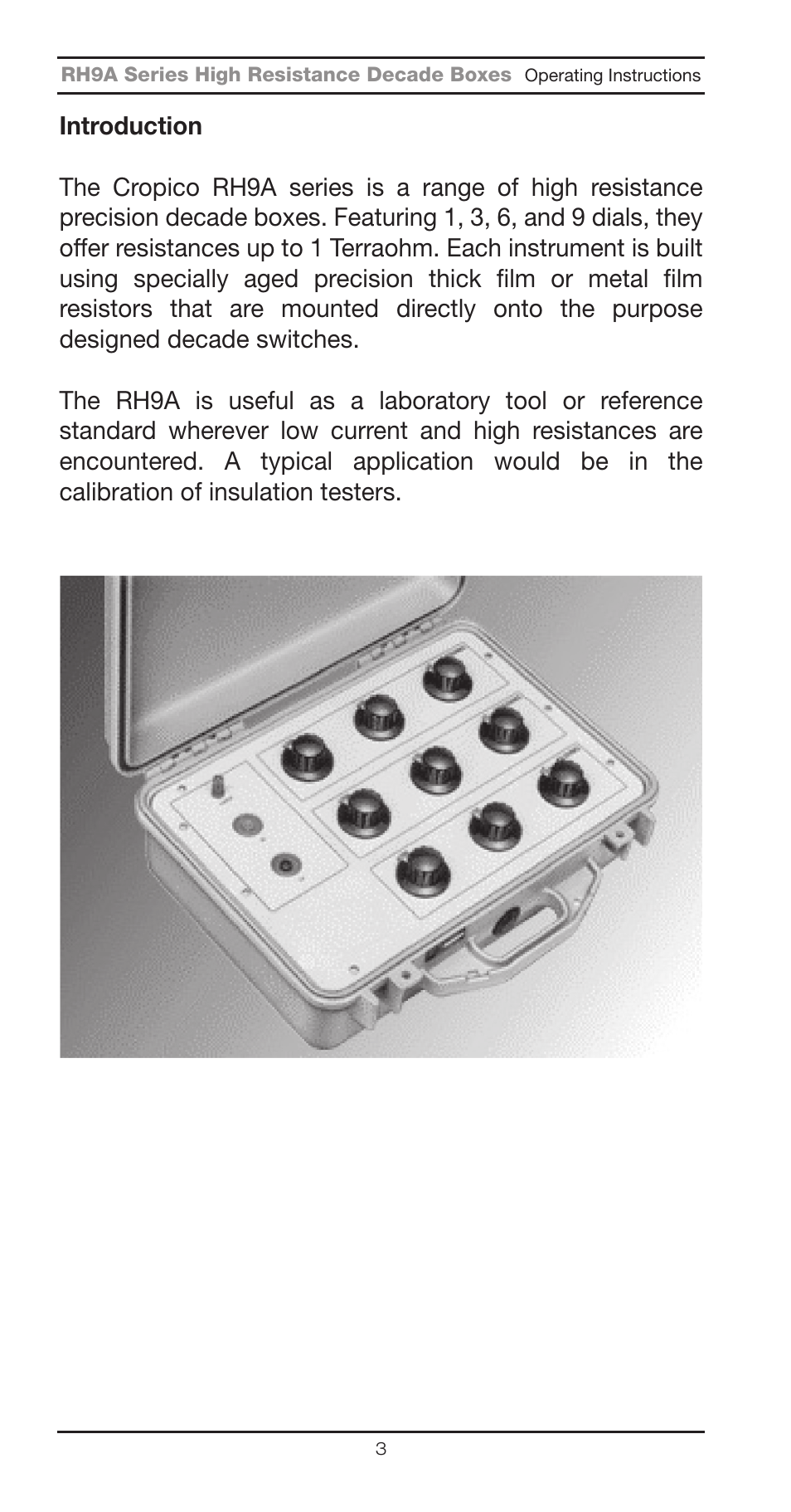 Seaward RH9A Series User Manual | Page 6 / 16
