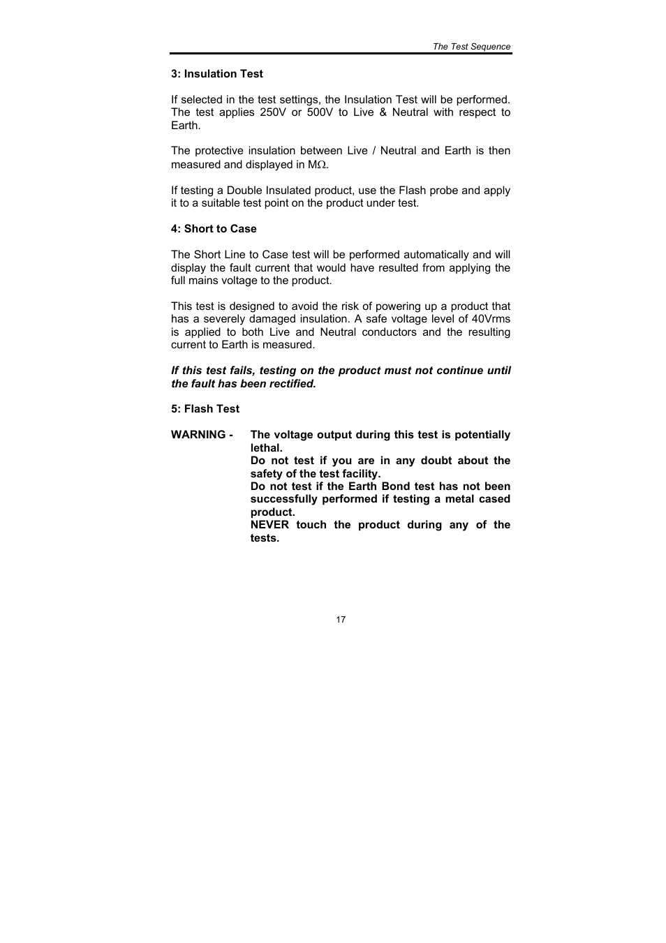 Seaward SafeCheck 8 User Manual | Page 18 / 49